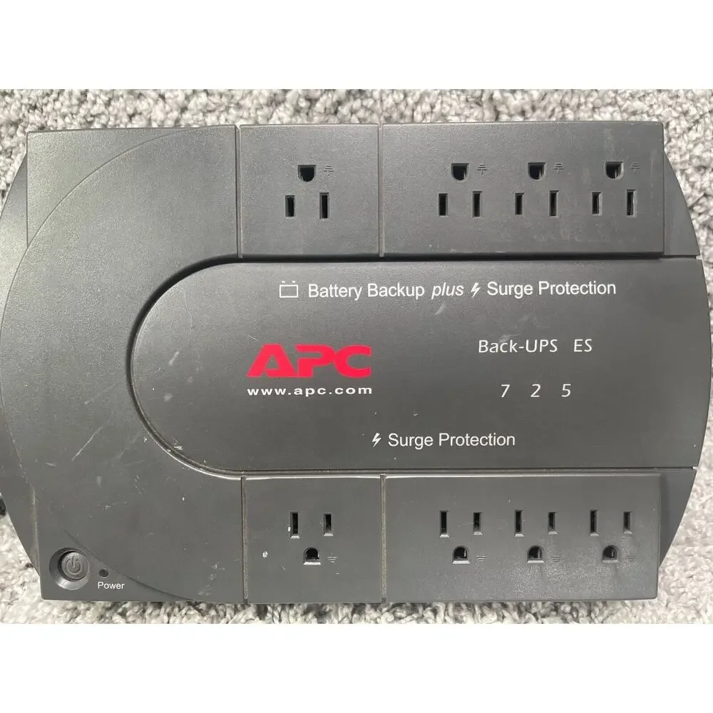APC ES 750 Back UPS Battery Back Up Surge Protection DL725VT